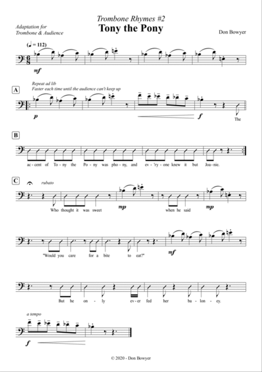 Trombone Rhymes image number null