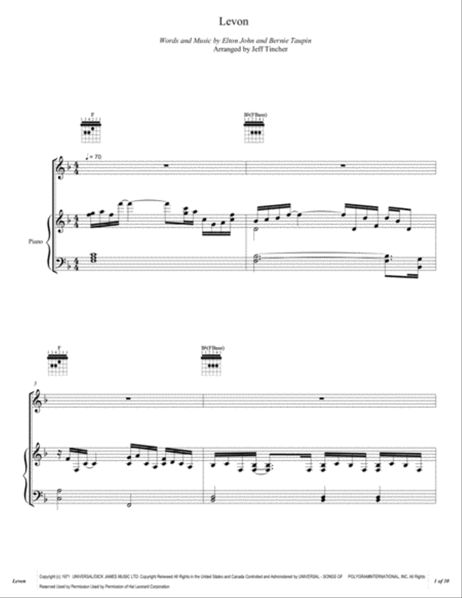 Levon Voice scores gallery preview page 2
