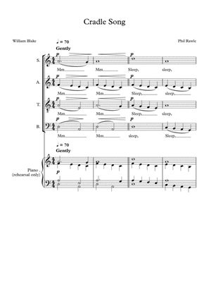 Cradle Song - Unaccompanied Choir