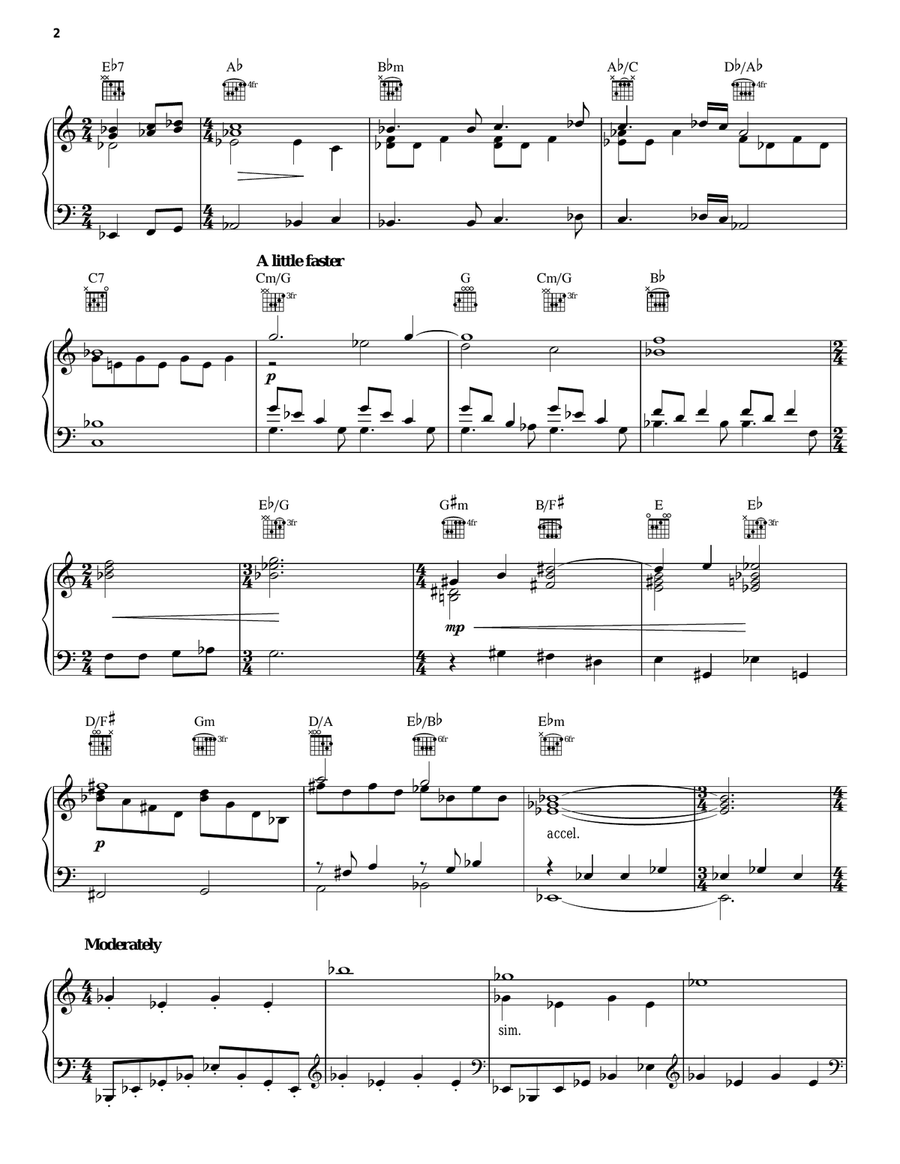 Corpse Bride (Main Title) Piano Solo scores gallery preview page 2