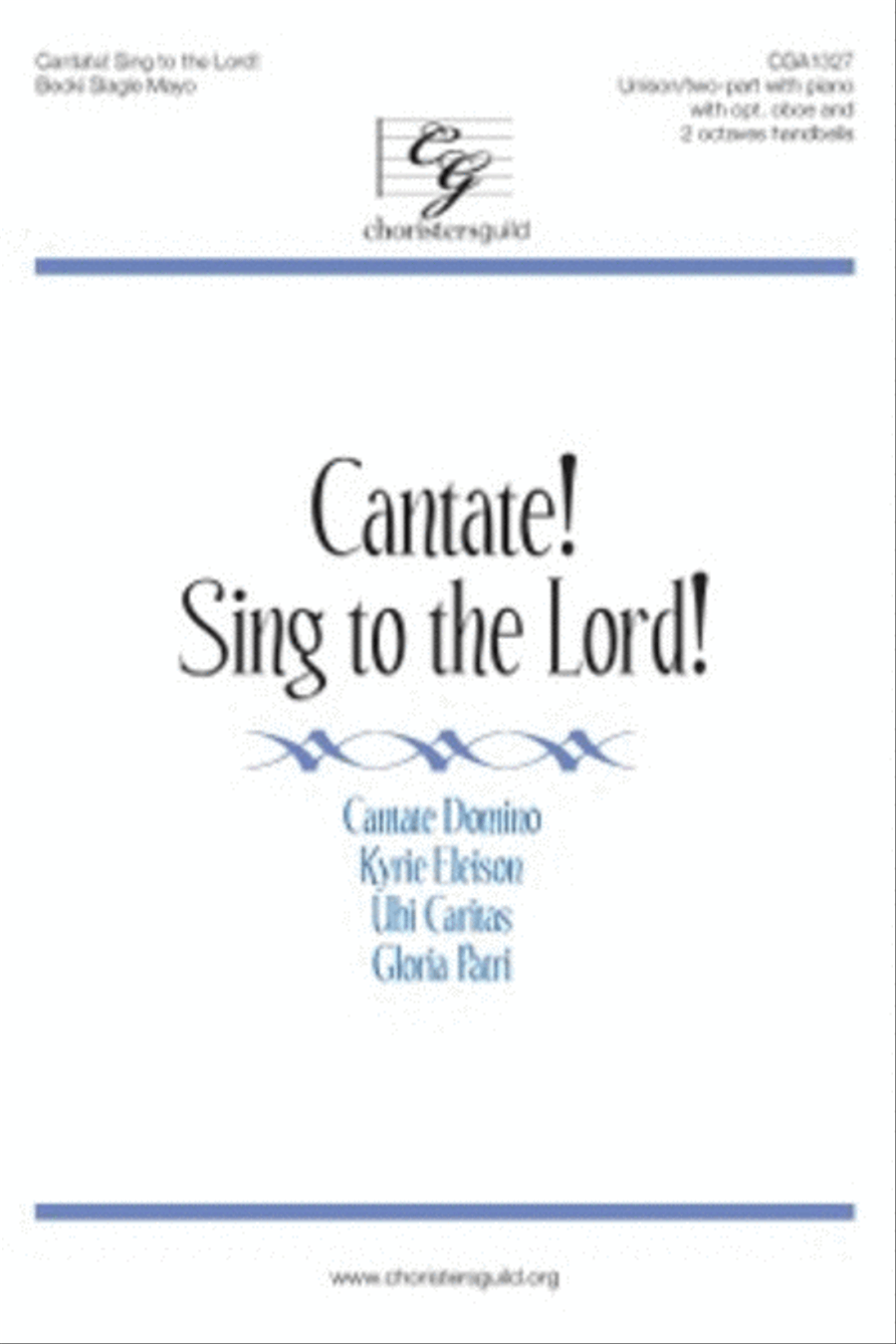 Cantate! Sing to the Lord! 2-Part scores gallery preview page 1