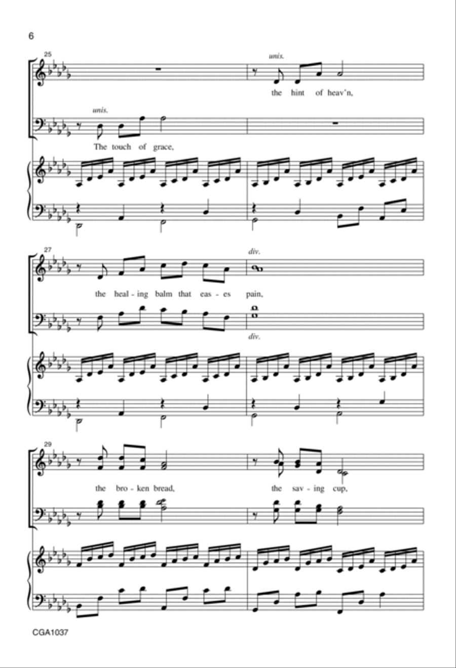 For All That Is 4-Part scores gallery preview page 6