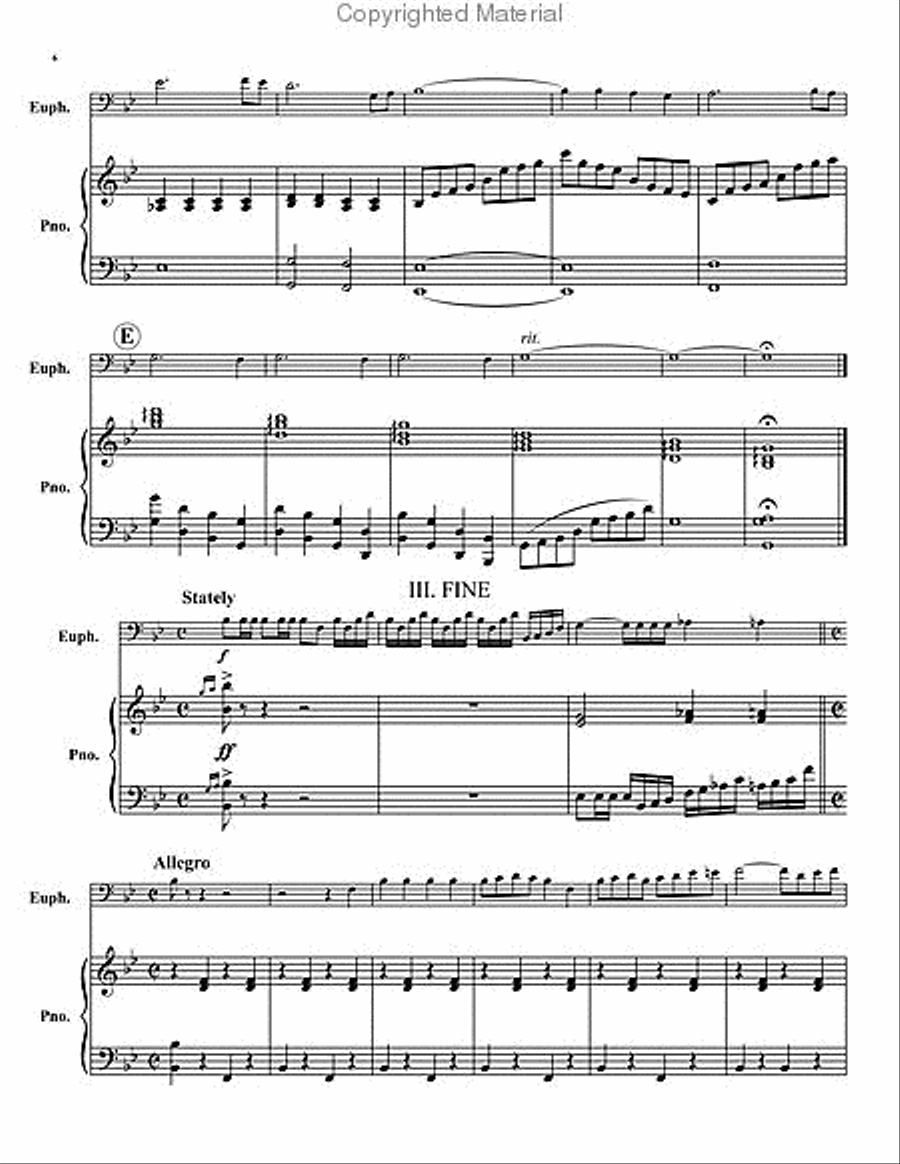 Evening Star Euphonium scores gallery preview page 3