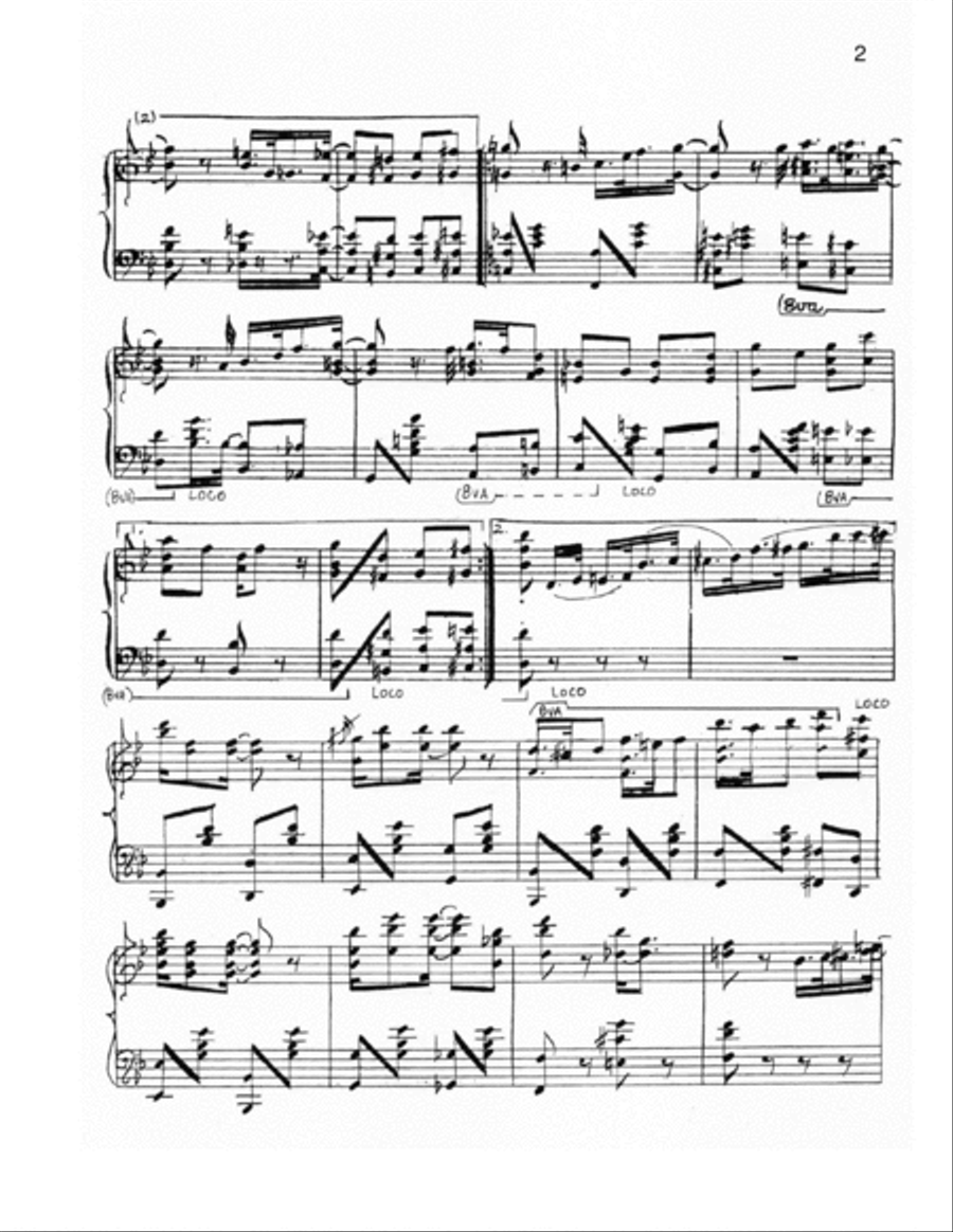 Moving Man Piano Solo scores gallery preview page 2