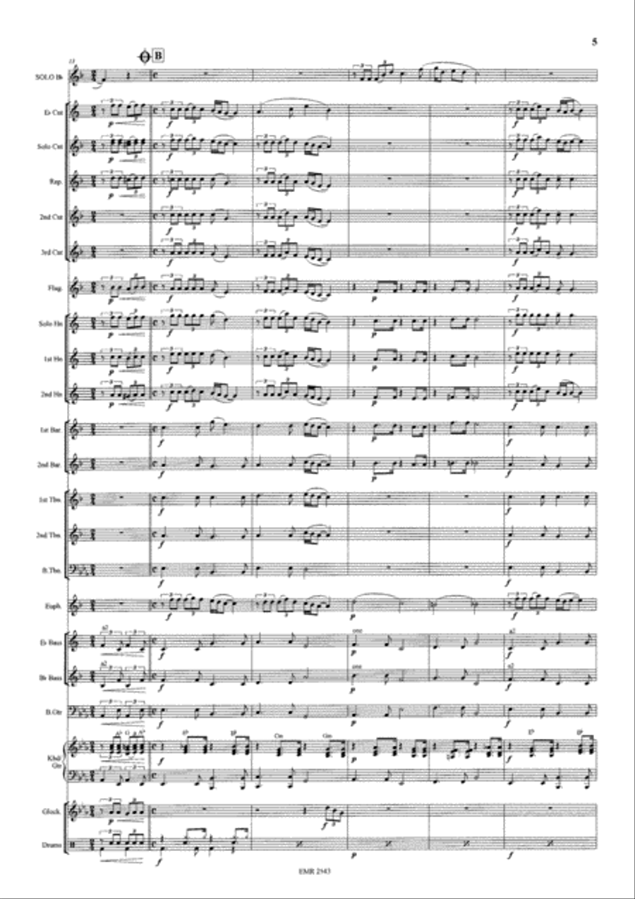 La maladie d'amour Brass Band scores gallery preview page 6