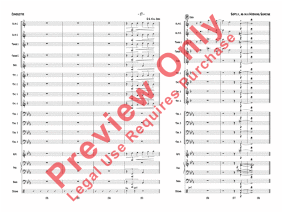 Softly, As in a Morning Sunrise Jazz Ensemble scores gallery preview page 20
