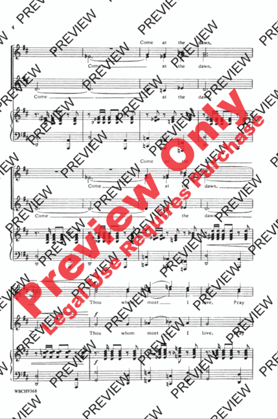 Three Spanish Ballades Women's Choir scores gallery preview page 4