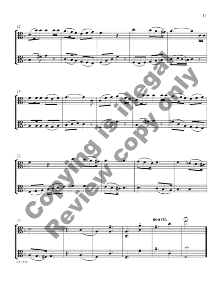 Cowboy Miniatures (Viola Version) Viola scores gallery preview page 12