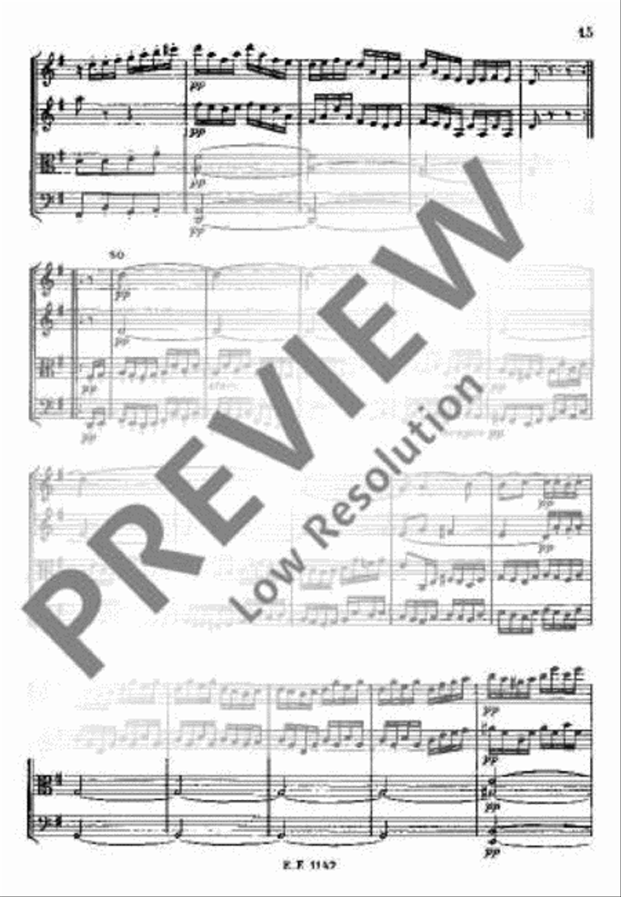 String Quartet Eb major String Quartet Eb major String Quartet scores gallery preview page 18