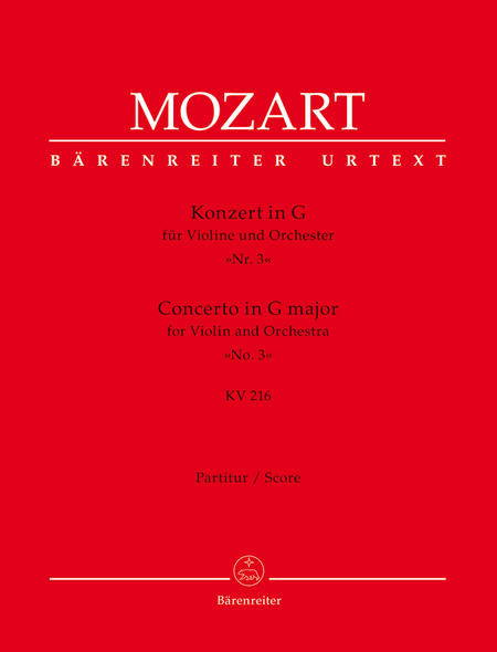 Concerto in G major for Violin and Orchestra No. 3
