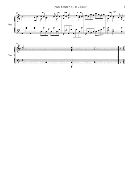 Piano Sonata No.1 in C Major image number null
