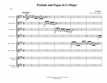 Prelude and Fugue in G-Major (BWV 541) image number null