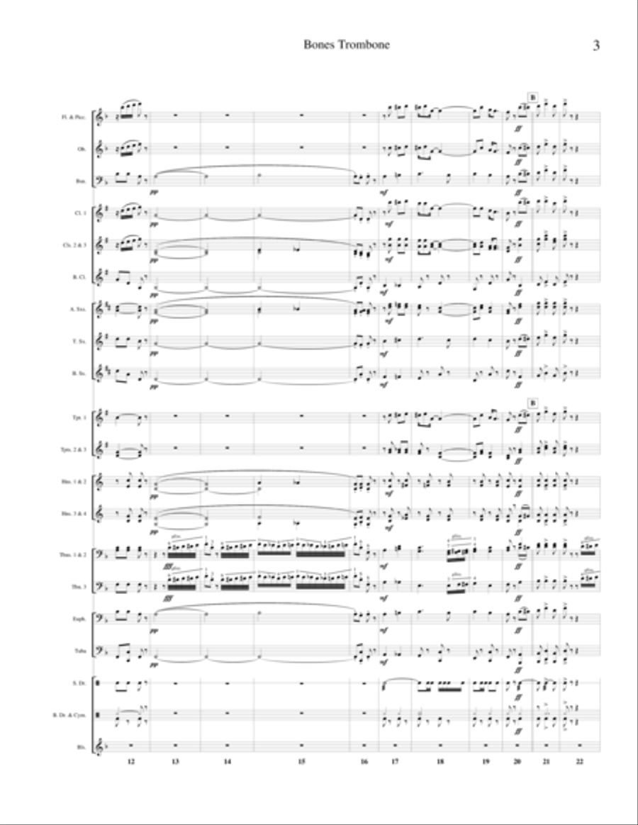 Bones Trombone Concert Band scores gallery preview page 2