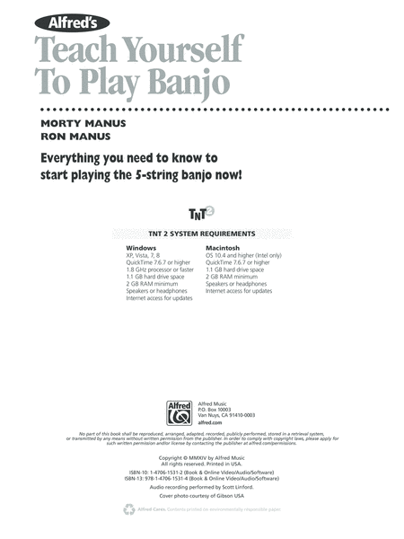 Alfred's Teach Yourself to Play Banjo image number null