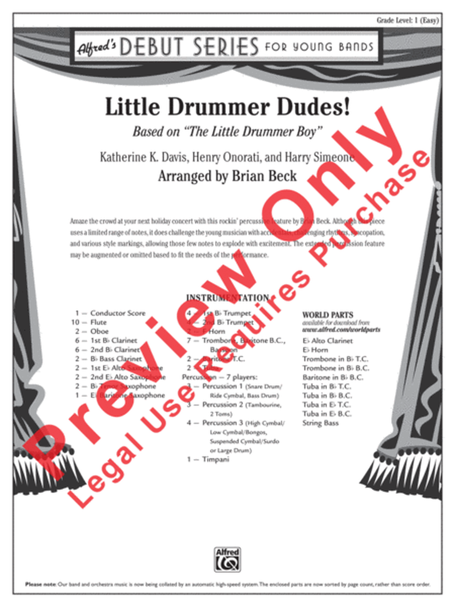 Little Drummer Dudes! image number null