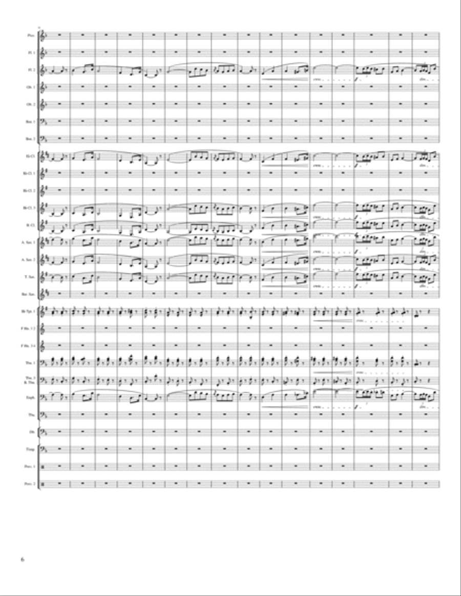 March of Les Toreadores March of Les Toreadores Concert Band scores gallery preview page 6