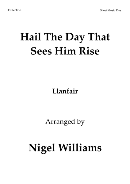 Hail The Day That Sees Him Rise, for Flute Trio image number null