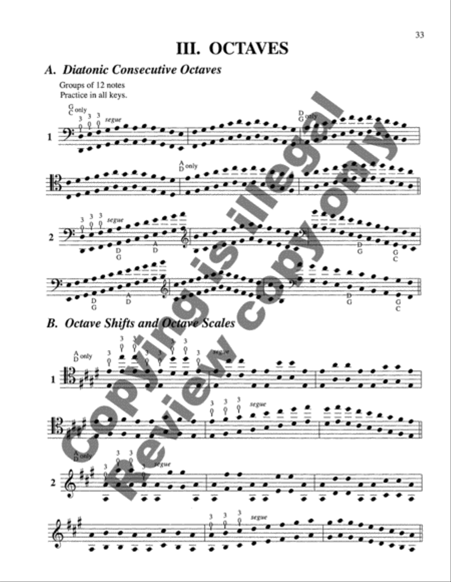 The Galamian Scale System for Violoncello (Volume 2) String Methods scores gallery preview page 14