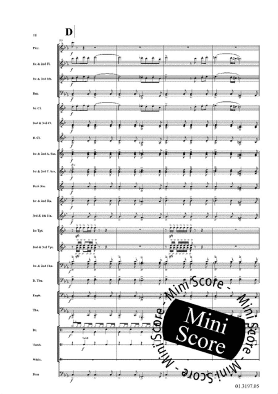 Joy Ride Concert Band scores gallery preview page 22