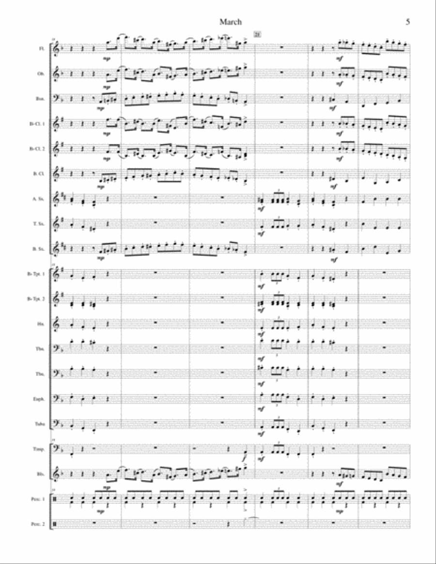 March From The Nutcracker Suite for Concert Band Concert Band scores gallery preview page 5
