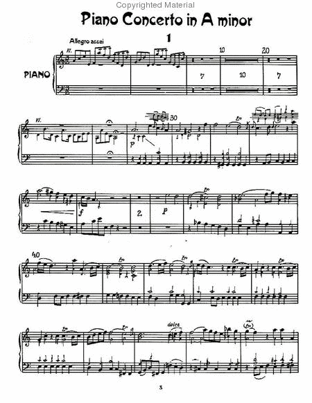C.P.E. Bach - Concerto in A Minor image number null