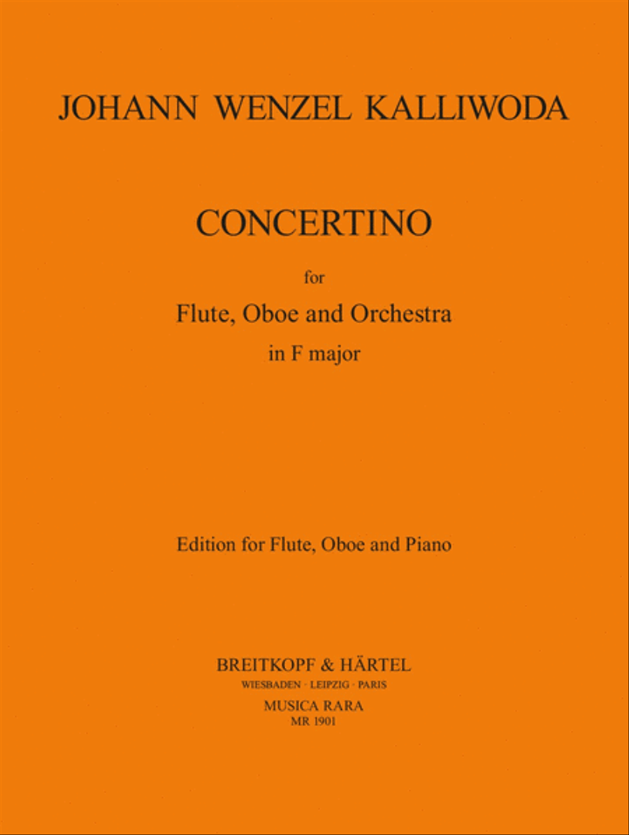 Concertino in F major Piano Trio scores gallery preview page 1