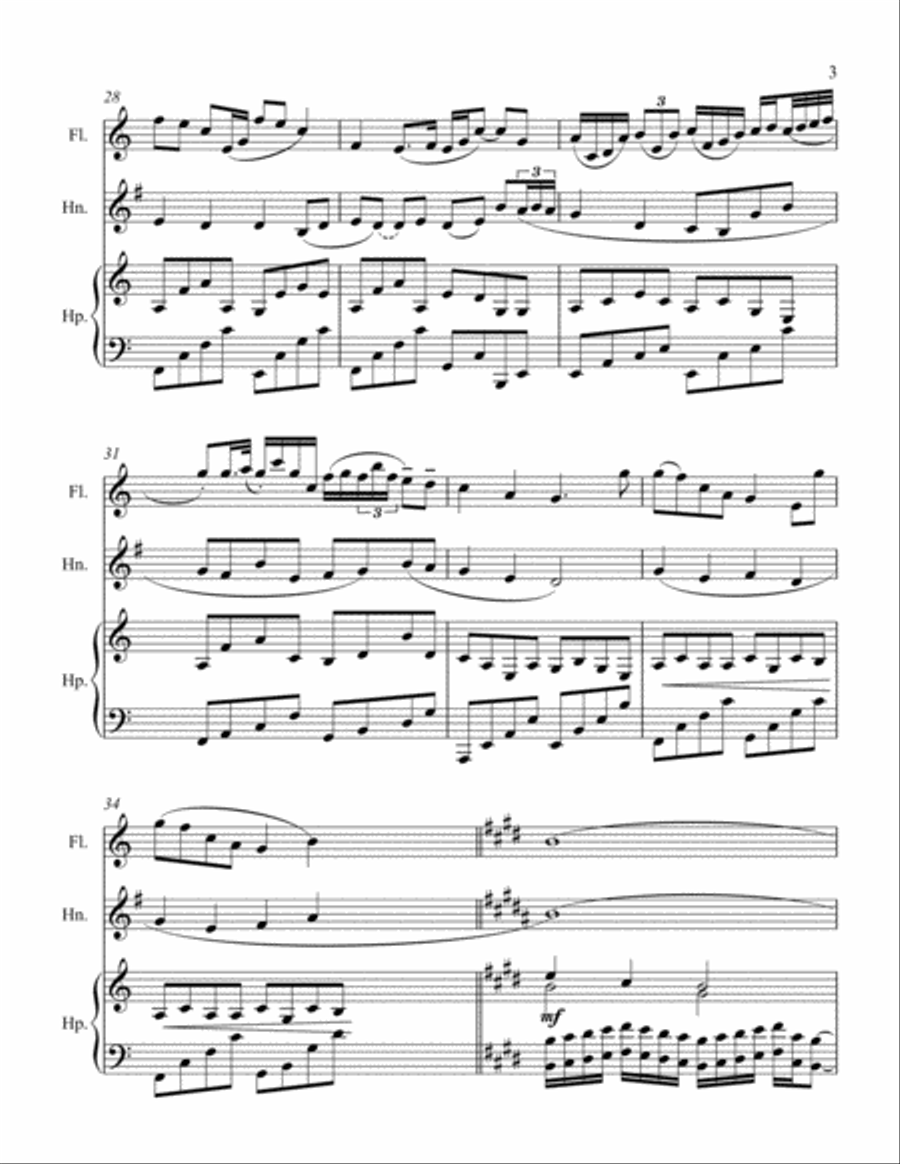 Fall in Sturbridge, Massachusetts Small Ensemble scores gallery preview page 3