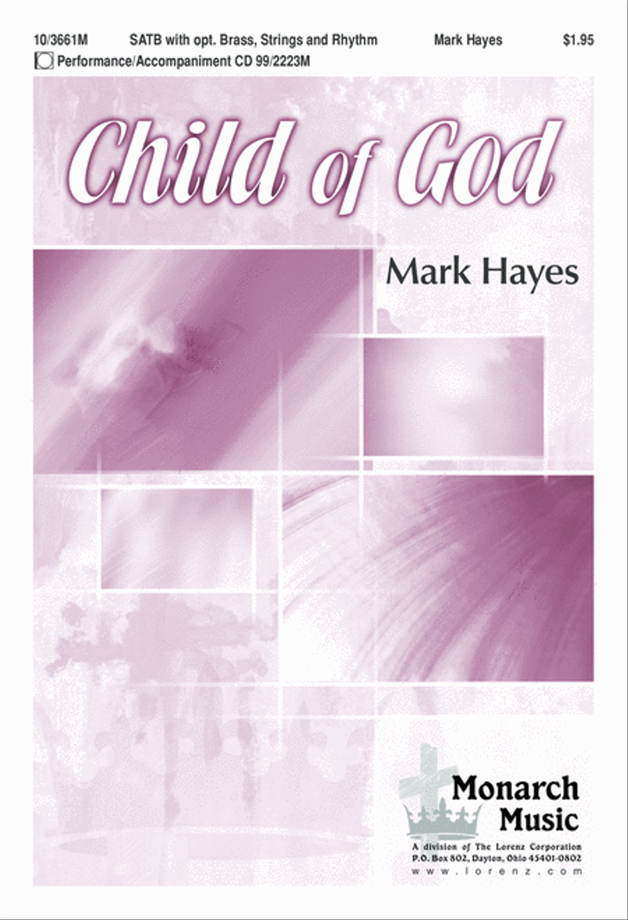 Child of God 4-Part scores gallery preview page 1