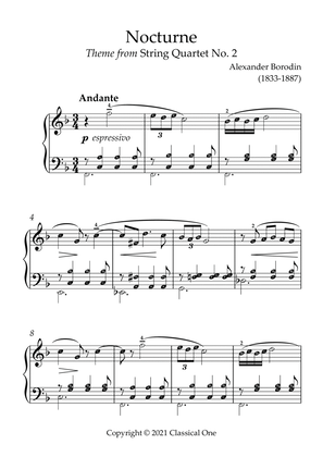 Borodin - Nocturne(With Note name)