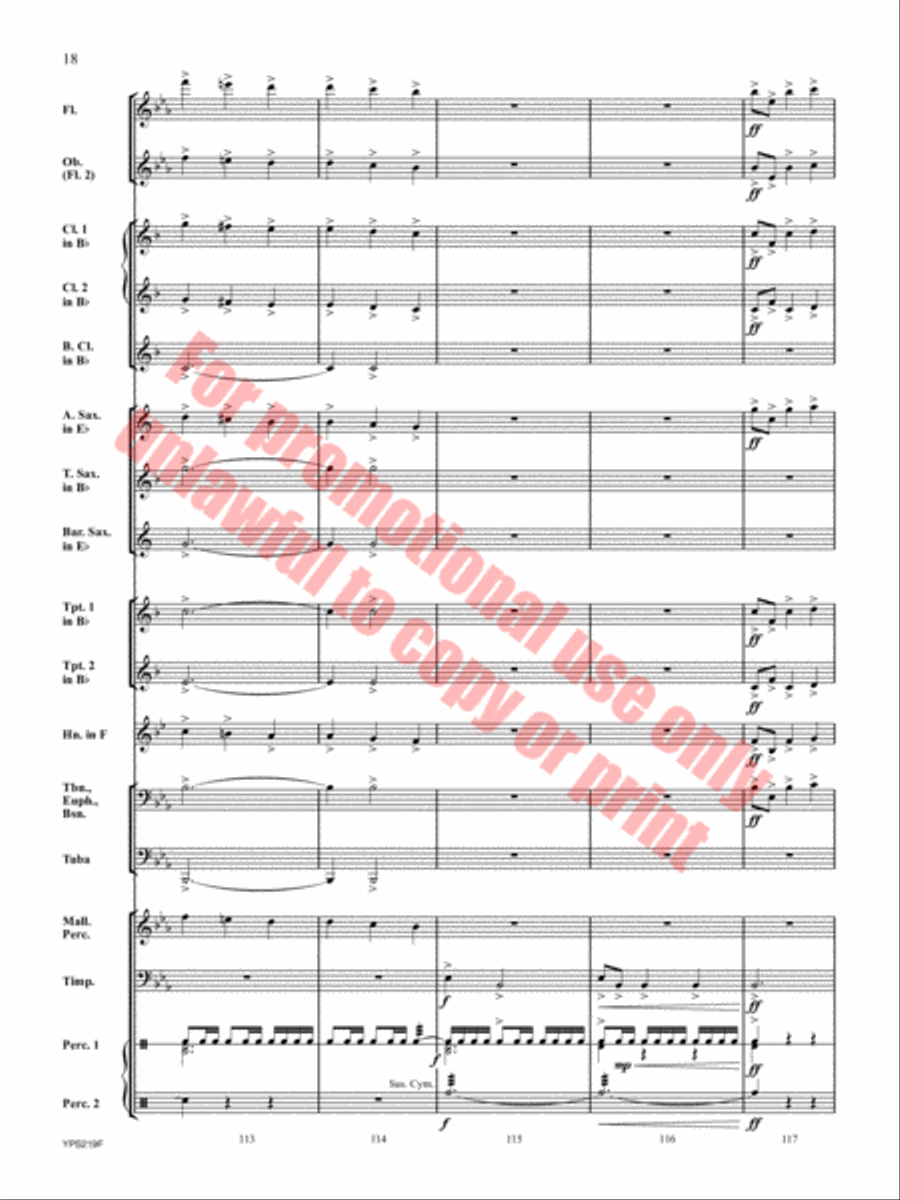 Trek to the Summit Concert Band scores gallery preview page 19