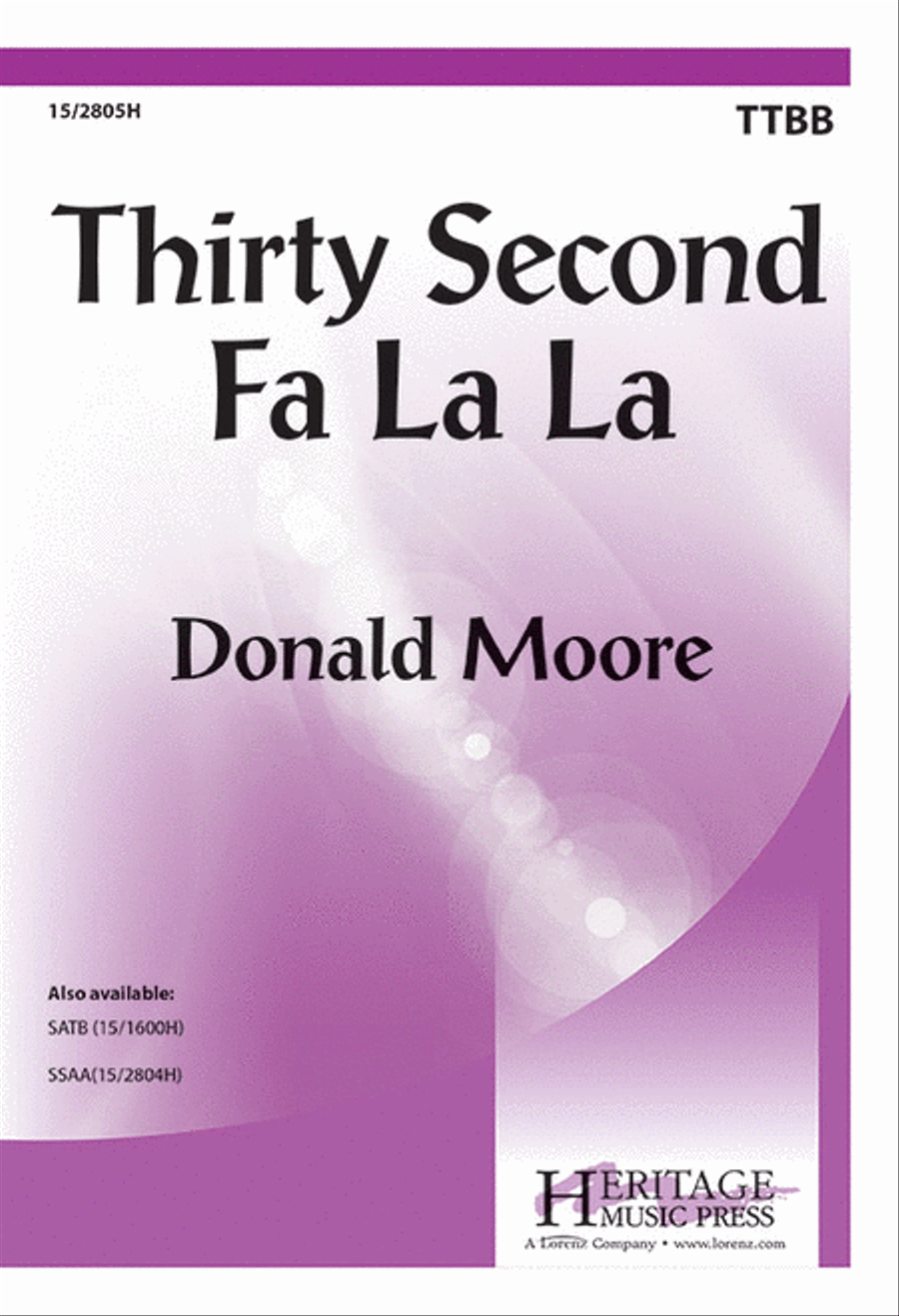 Thirty Second Fa La La TTBB scores gallery preview page 1