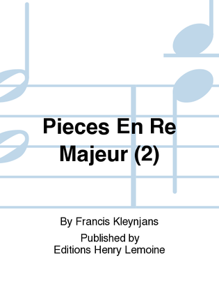 Book cover for Pieces en Re maj. (2)