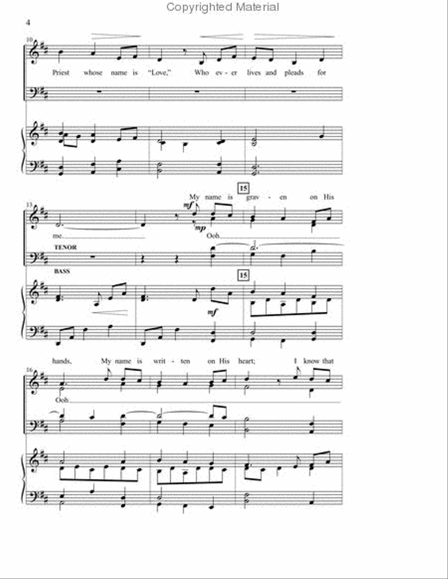 Before the Throne of God Above 4-Part scores gallery preview page 3