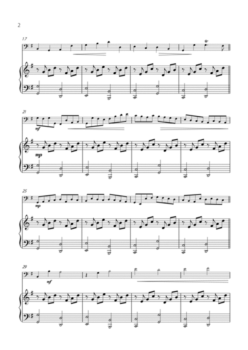 "Canon" by Pachelbel - Version for TUBA with PIANO image number null