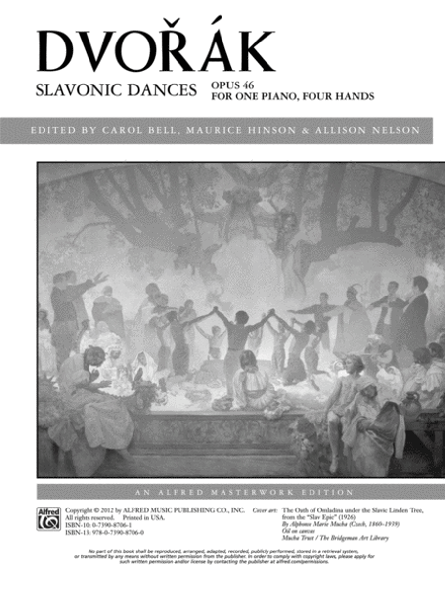 Dvorák -- Slavonic Dances, Op. 46 Small Ensemble scores gallery preview page 6