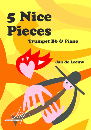Book cover for 5 Nice Pieces For Trumpet and Piano