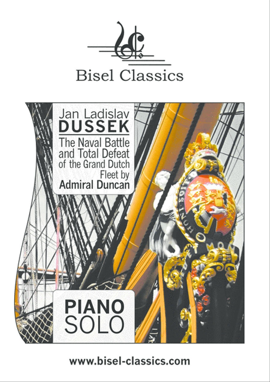 The Naval Battle and Total Defeat of the Grand Dutch Fleet by Admiral Duncan Piano Solo scores gallery preview page 1