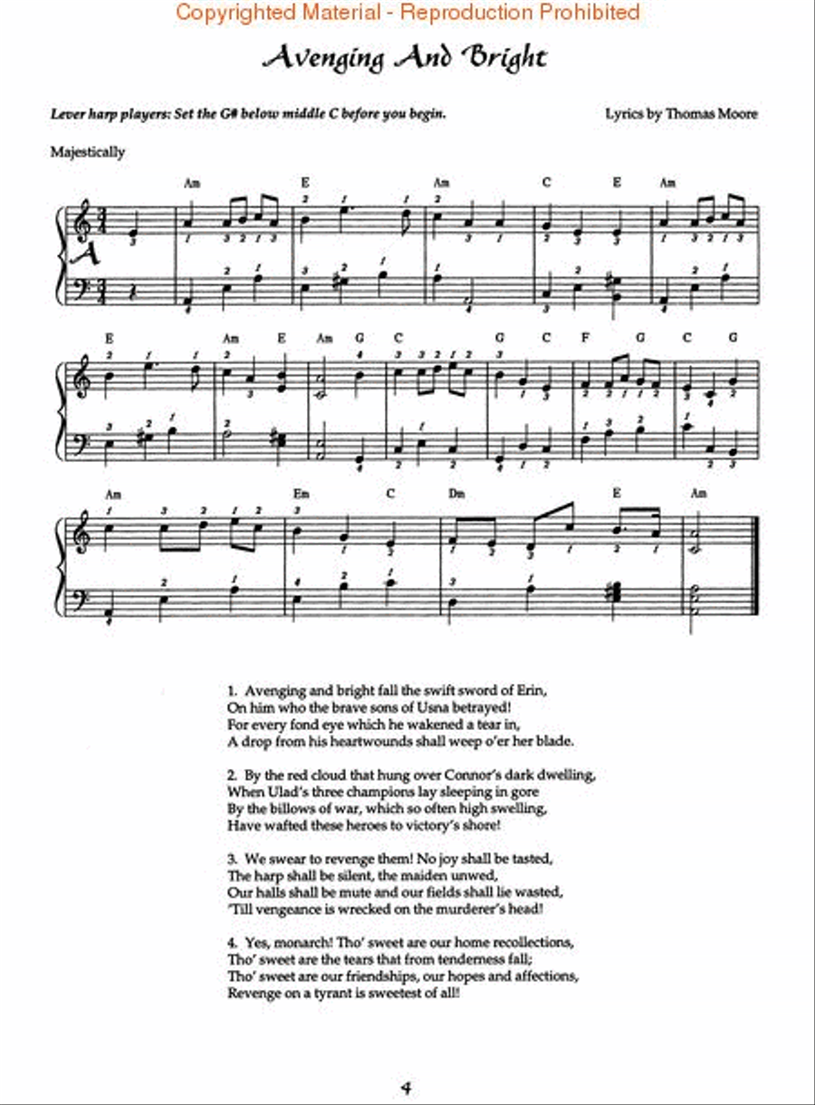 50 Irish Melodies for All Harps Celtic Harp scores gallery preview page 2