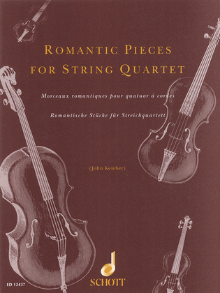 Book cover for Romantic Pieces for String Quartet