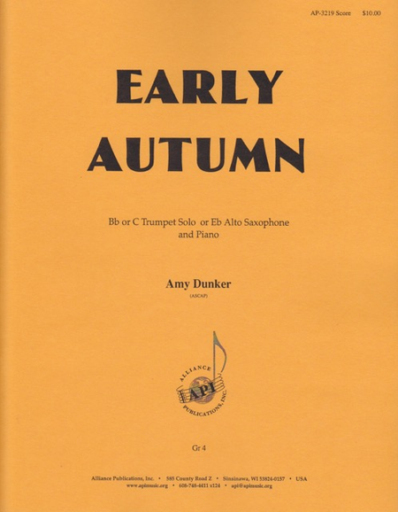 Early Autumn - Trumpet with Piano image number null