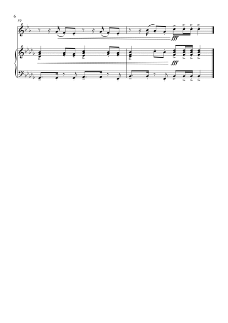 Hips Don't Lie Trumpet Solo scores gallery preview page 6