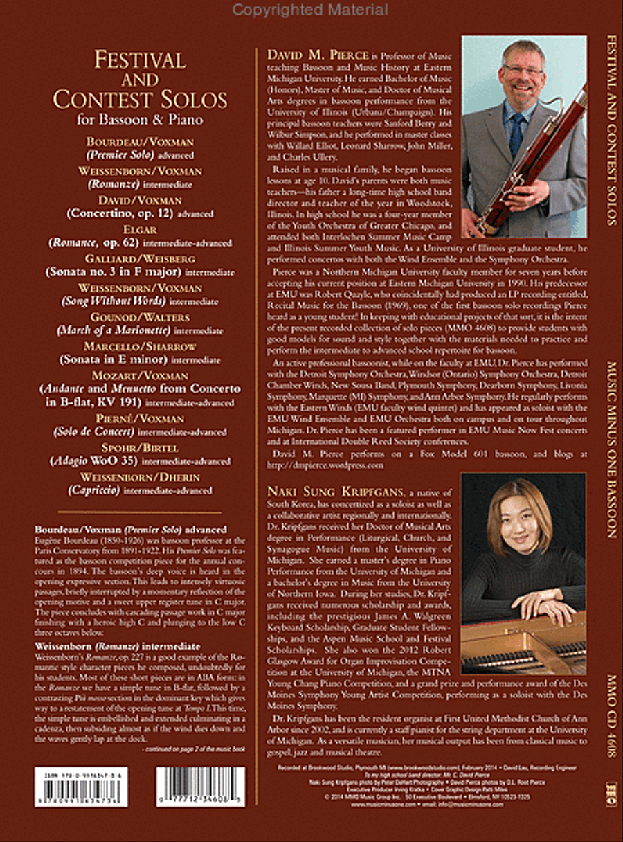 Festival and Contest Solos Bassoon Solo scores gallery preview page 3
