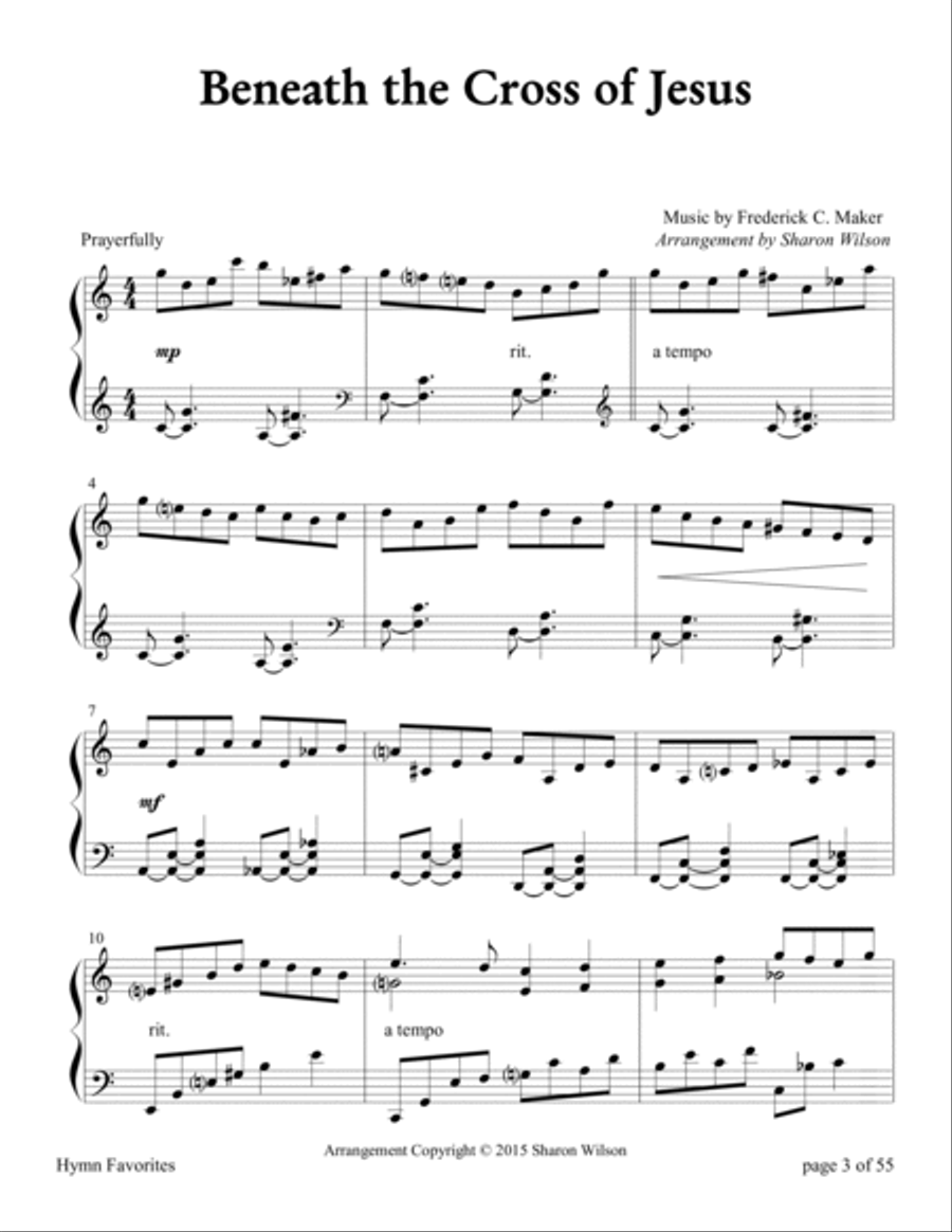 Hymn Favorites, Book 1 - A Collection of Sixteen Piano Solos Piano Solo scores gallery preview page 5