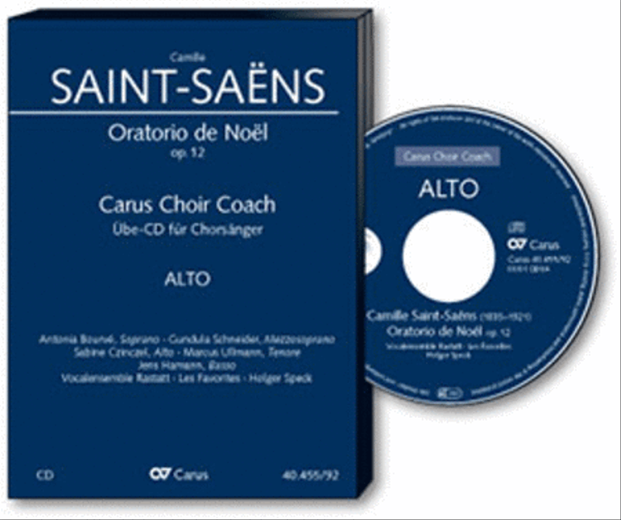 Oratorio de Noel - Carus Choir Coach - Alto 4-Part scores gallery preview page 1