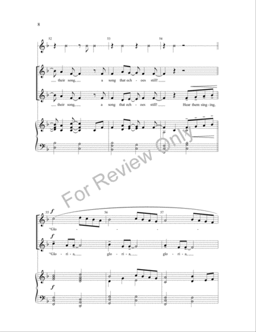 Hear the Angels, Hear Them Sing SA scores gallery preview page 8