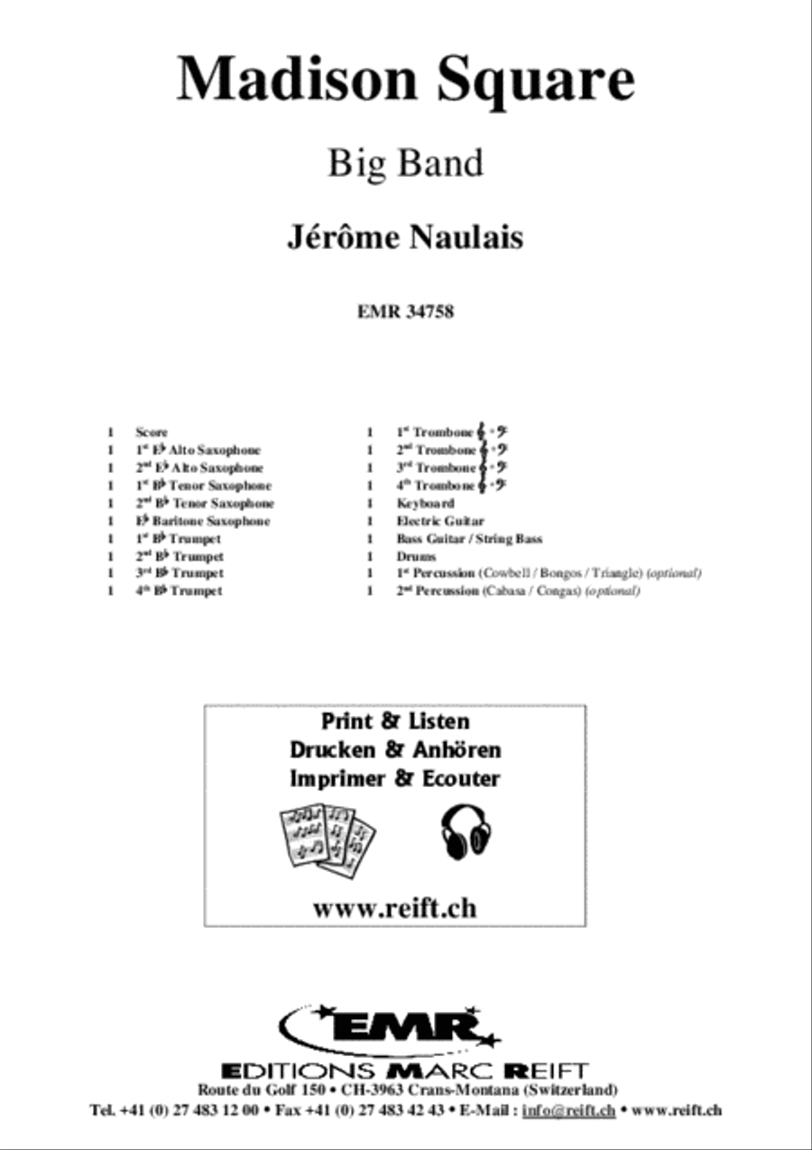 Madison Square Big Band scores gallery preview page 2
