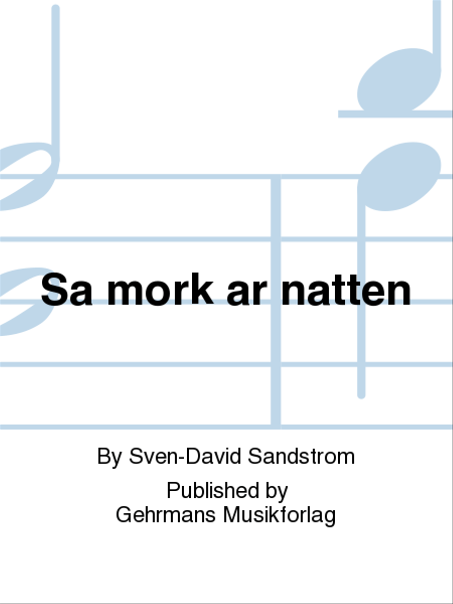 Sa mork ar natten SA scores gallery preview page 1