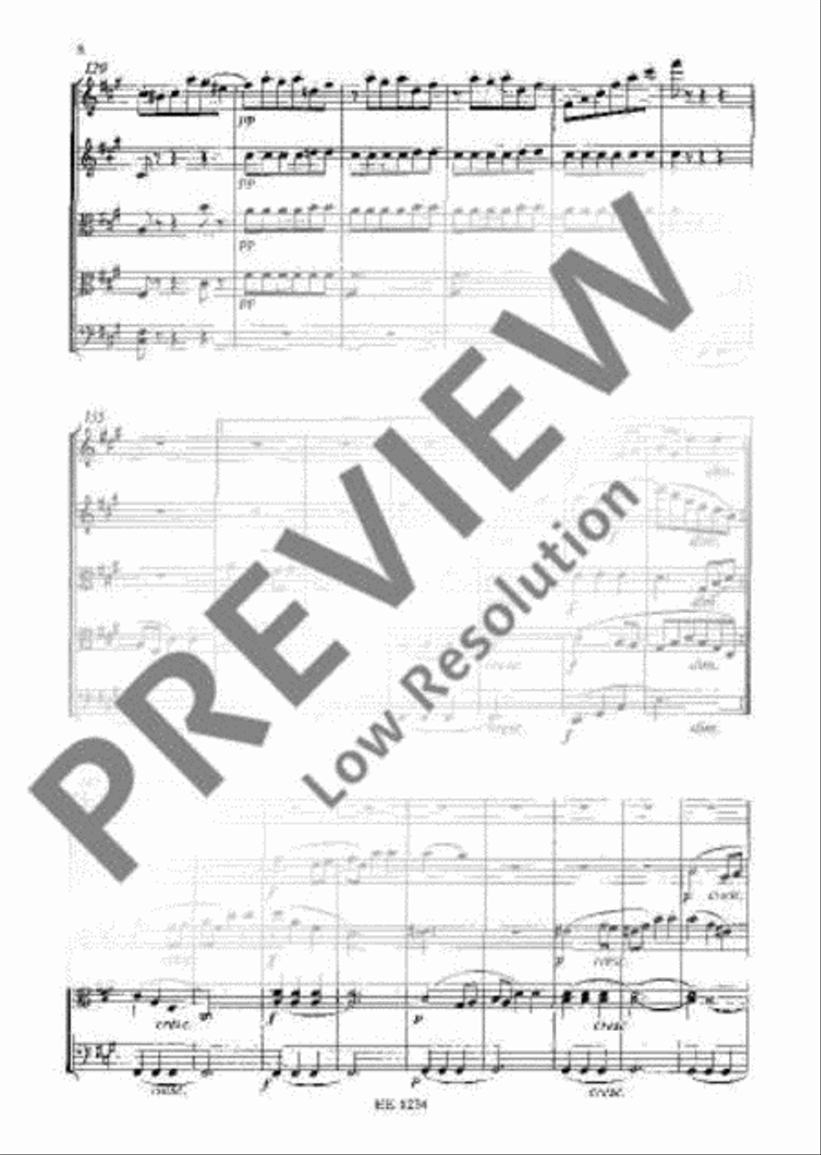String Quintet A major String Quintet A major String Quintet scores gallery preview page 11