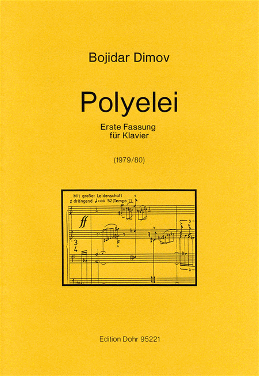 Polyelei (1979/80) (Erste Fassung für Klavier) Piano Solo scores gallery preview page 1