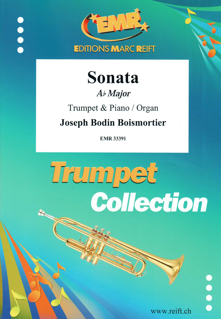 Sonate Ab Major Trumpet Solo scores gallery preview page 1